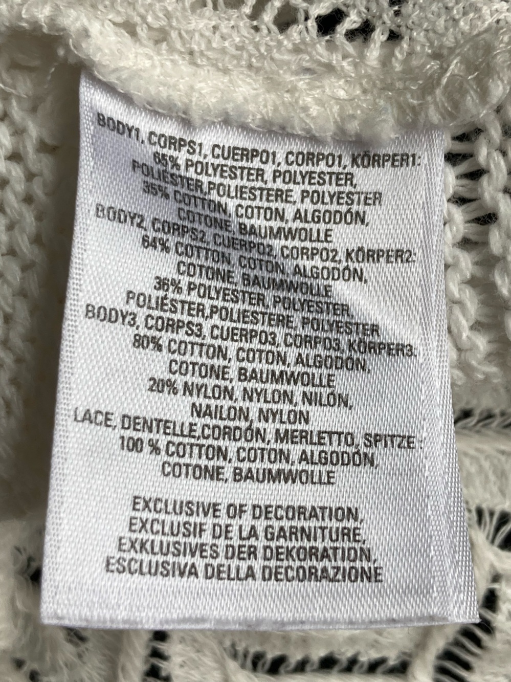 Anthropologie Meadow Rue Carrigan Lace Swing Tank Crochet Cottagecore Boho sz XL - Picture 10 of 10